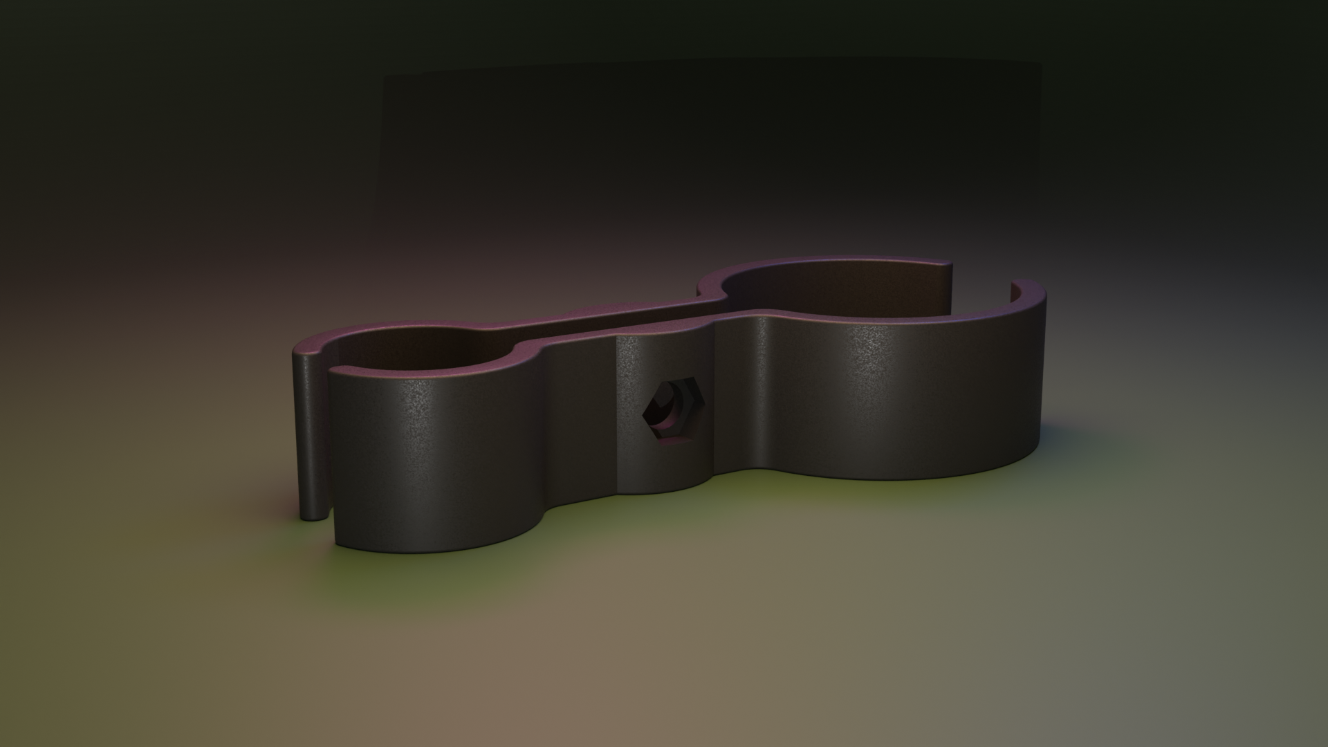 Lamp Bracket for Silencer Render