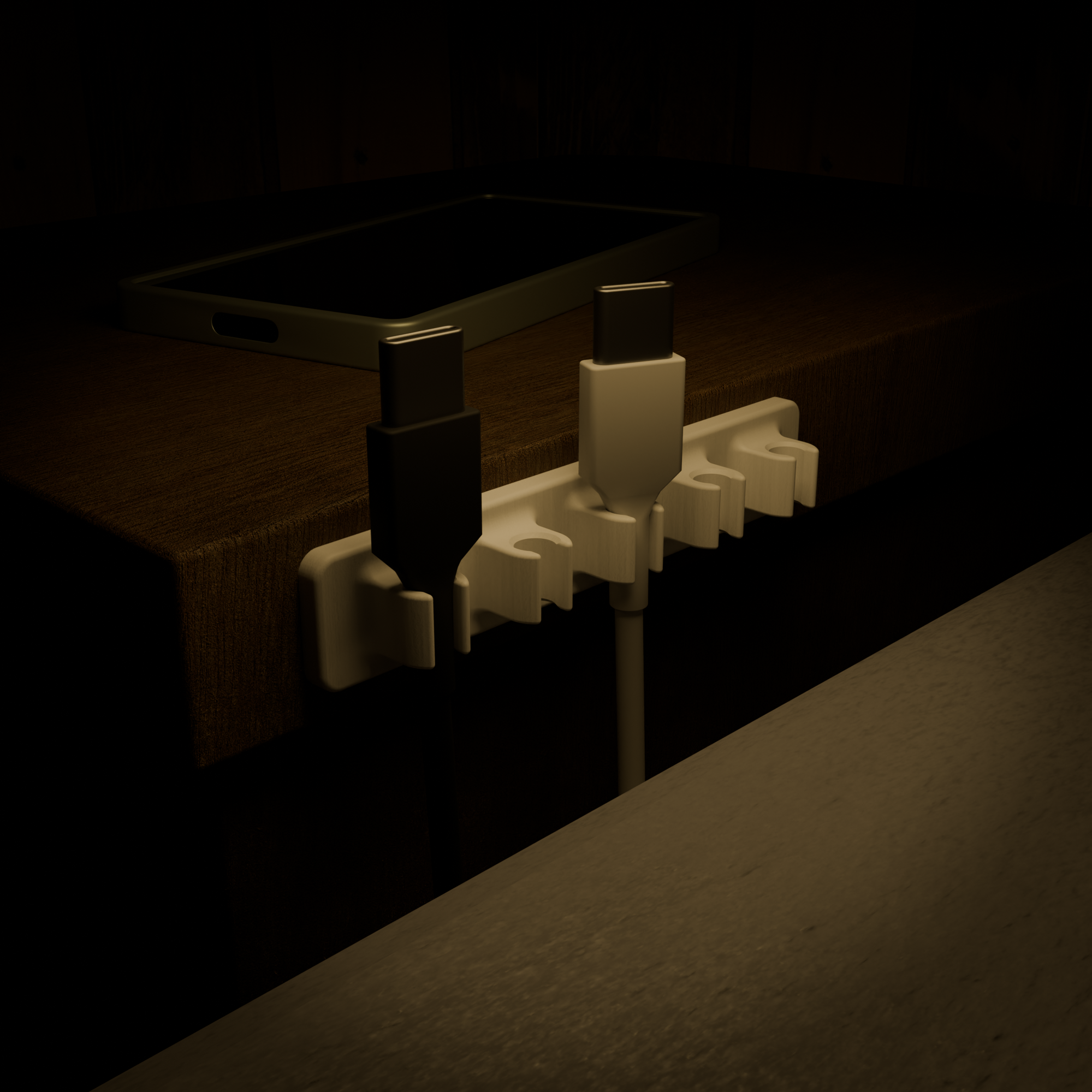 Bedside Cable Hoder 3-Pack